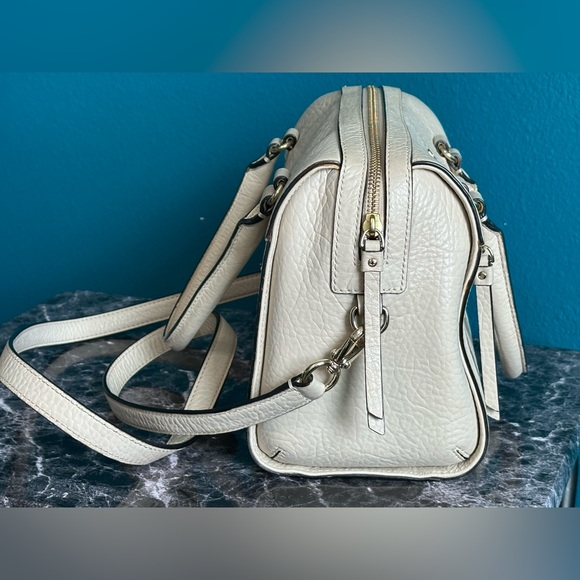 Kate Spade Delaney Perri Lane Bubbles Leather Satchel Shoulder Crossbody - Picture 4 of 16